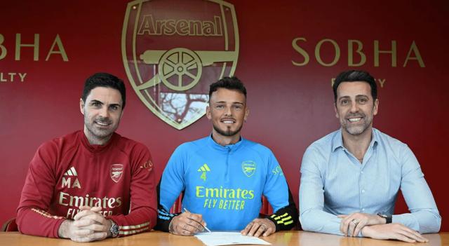 阿森纳与本·怀特完成续约 新合同签至2028年